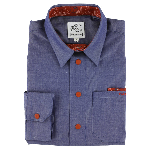 Hemd Denim Dudes - Junior