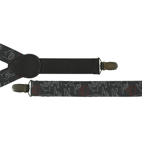 Bretels Dusty Black – Junior